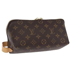 LOUIS VUITTON Monogram Shoe Care Kit Pouch M47925 LV Auth 200390A