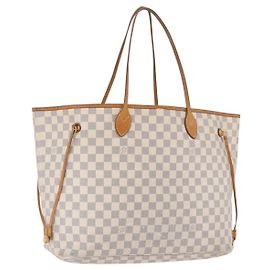 Bolso Tote LOUIS VUITTON Damier Azur Neverfull GM N41360 LV Auth 202966