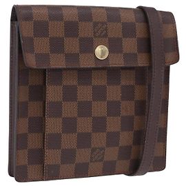 LOUIS VUITTON Damier Ebene Pimlico Shoulder Bag N45272 LV Auth ka6158