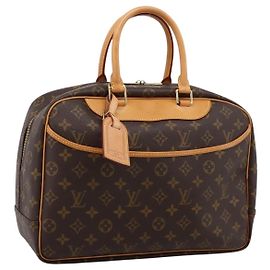 LOUIS VUITTON Monogram Deauville Handtasche M47270 LV Auth 203292V
