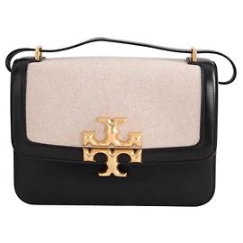 Borsa a tracolla Eleanor in pelle nera Tory Burch