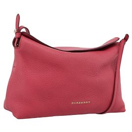 Borsa a tracolla BURBERRY in pelle Pink Gold Auth 203127