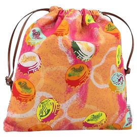 Borsa a mano LOEWE in tela collaborazione Paula's Ibiza Rosa Auth BA15695A