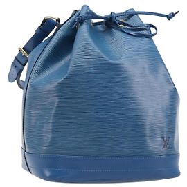 LOUIS VUITTON Epi Noe Schultertasche Blau M44005 LV Auth 200377A