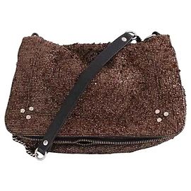Bolso de hombro Jerome Dreyfuss de cuero marrón