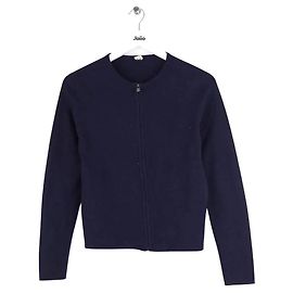 Hermès Cardigan aus Kaschmir in Blau XS