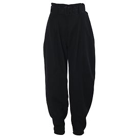 Emporio Armani Jodhpur-Hose aus schwarzer Schurwolle