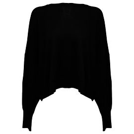 Autre Marque Strickpullover mit Rundhalsausschnitt Nude Black