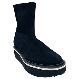 Bottines à enfiler Berta en daim noir Robert Clergerie