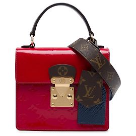 Sac Satchel Louis Vuitton Monogram Vernis Spring Street Rouge