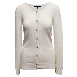 Cardigan côtelé Gucci blanc Taille US M