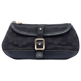 Louis Vuitton Monogram Mini Lin Anne Sophie Pochette Blau