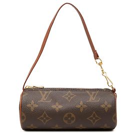 Louis Vuitton Monogram Papillon Pochette Handtasche Braun