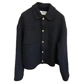 Céline Black Cashmere Coat Size 36