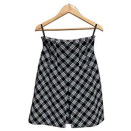 Autre Marque Falda línea A Dior de lana corta