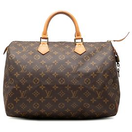 Bolso Boston Louis Vuitton Monogram Speedy 35 Marrón