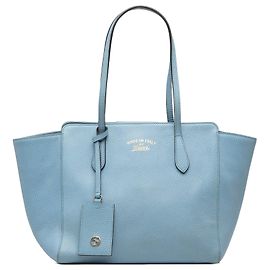 Borsa Swing Gucci Medium in pelle di vitello blu