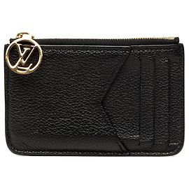 Black Louis Vuitton Monogram Empreinte Romy Card Holder