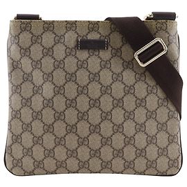 Borsa a tracolla Gucci GG Supreme Beige