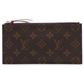Pouch con Cerniera Louis Vuitton Monogram Pochette Felicie, Marrone