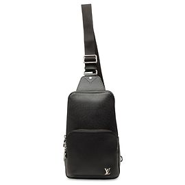 Borsa a tracolla Louis Vuitton Taiga Avenue Nera