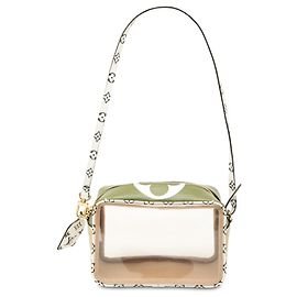 Louis Vuitton Monogram Giant Jungle Beach Pouch Schultertasche Grün