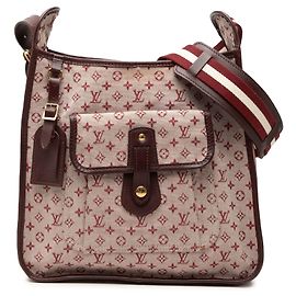 Borsa a tracolla Louis Vuitton Monogram Mini Lin Besace Mary Kate Rosa
