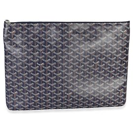 Pouch Senat GM in tela Goyardine Navy Goyard