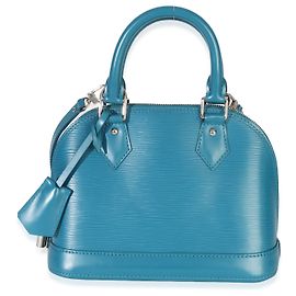 Louis Vuitton Cyan Epi Alma BB