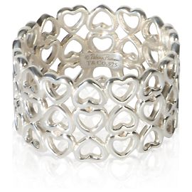 Anel Tiffany & Co. Sterling Silver Paloma Picasso Crown Of Hearts