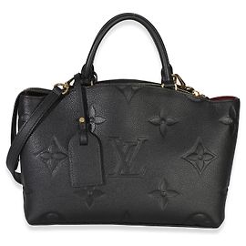 Louis Vuitton Black Monogram Giant Empreinte Petit Palais