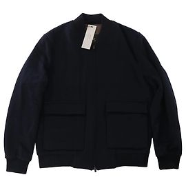 Jaqueta Bomber Corneliani O.Wear em azul marinho, Tamanho 50 IT
