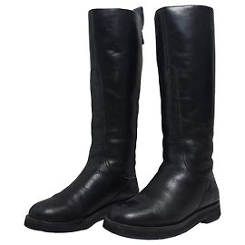 Stivali in pelle Jil Sander Navy