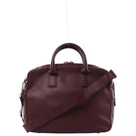 Autre Marque Borsa a mano 2Way Business Leather Dior Homme in Burgundy