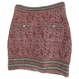 Saia Chanel de Viscose Multicor Tamanho 36