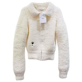 Autre Marque Abrigo Dior de lana multicolor Talla 38