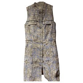 Hermès Kleid aus Baumwolle mehrfarbig Größe 36