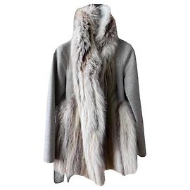 The Row Fox Fur Coat