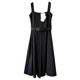 Autre Marque Dior Kleid aus Wolle Schwarz 34 FR