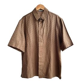 Autre Marque Camicia Dior in seta a maniche corte uomo