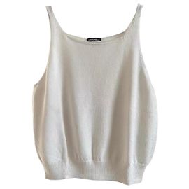Top Chanel de algodón multicolor talla 38