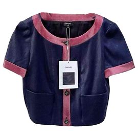 Prenda de punto Chanel de lana multicolor talla 38