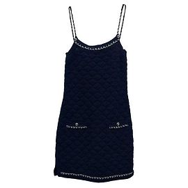 Vestido Chanel de cachemira negro