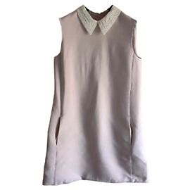 Autre Marque Dior Kleid aus Wolle Rosa