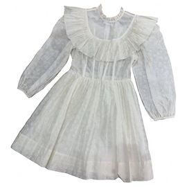 Abito in seta bianca Ulla Johnson
