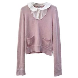 Chanel Strickware aus rosa Kaschmir