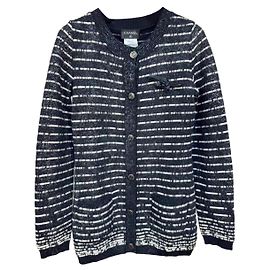 Chanel Strickware aus Wolle Damen Größe 36