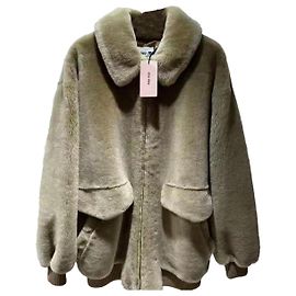 Miu Miu Shearling Coat Women Size 36