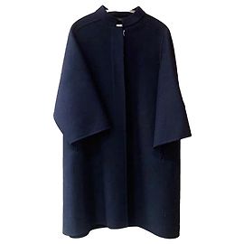 Autre Marque Cappotto Dior in lana blu navy