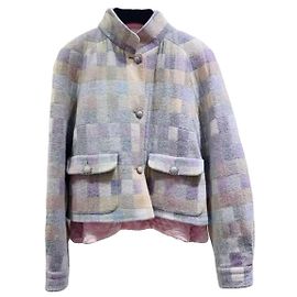Cappotto Chanel in lana multicolore Taglia 38